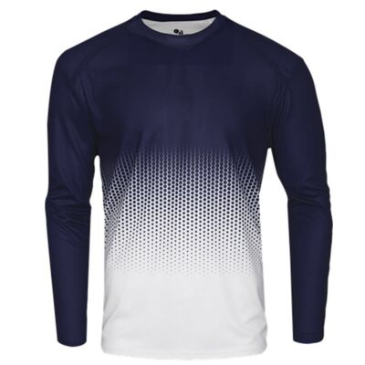 Badger Youth Hex 2.0 Long Sleeve T-Shirt 2224 Youth Hex 2.0 Long Sleeve T-Shirt Thumbnail