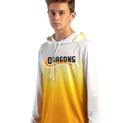 Badger Men's Ombre Long Sleeve Hooded T-Shirt 4205 Men's Ombre Long Sleeve Hooded T-Shirt Thumbnail