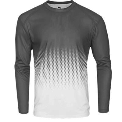Badger Men's Hex 2.0 Long Sleeve T-Shirt 4224 Men's Hex 2.0 Long Sleeve T-Shirt Thumbnail
