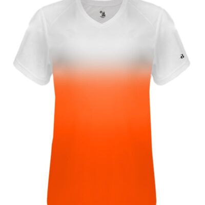 Badger Women's V-Neck Ombre T-Shirt 4207 Women's V-Neck Ombre T-Shirt Thumbnail