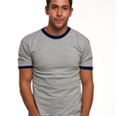 Bayside Men's USA-Made Ringer T-Shirt 1800 Men's USA-Made Ringer T-Shirt Thumbnail