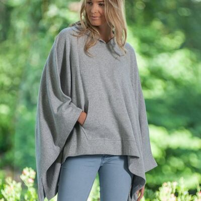 MV Sport Women's Amanda Fleece Poncho W17125 Women's Amanda Fleece Poncho Thumbnail