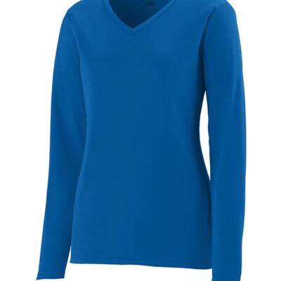 Augusta Sportswear Women's Nexgen Performance Long Sleeve V-Neck T-Shirt 1788 Women's Nexgen Performance Long Sleeve V-Neck T-Shirt Thumbnail