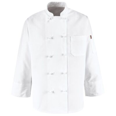 Chef Designs Ten Knot Button Chef Coat 0421 Ten Knot Button Chef Coat Thumbnail