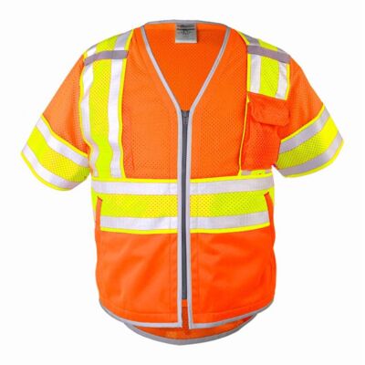 Kishigo Unisex Premium Brilliant Series® Ultimate Reflective Class 3 Vest 1573-1574 Unisex Premium Brilliant Series® Ultimate Reflective Class 3 Vest Thumbnail