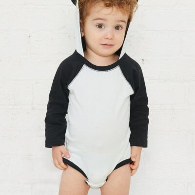 Rabbit Skins Infant Fine Jersey Character Hooded Long Sleeve Bodysuit with Ears 4418 Infant Fine Jersey Character Hooded Long Sleeve Bodysuit with Ears Thumbnail