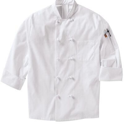 Chef Designs Mimix™ Ten Knot Button Chef Coat with OilBlok 044X Mimix™ Ten Knot Button Chef Coat with OilBlok Thumbnail