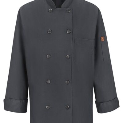 Chef Designs Women's Mimix™ Chef Coat with OilBlok 041X Women's Mimix™ Chef Coat with OilBlok Thumbnail