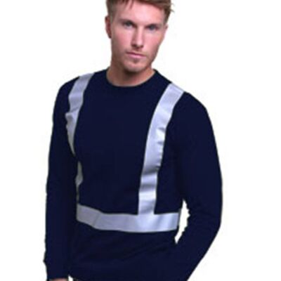 Bayside Men's USA-Made Hi-Visibility Long Sleeve T-Shirt 3761 Men's USA-Made Hi-Visibility Long Sleeve T-Shirt Thumbnail