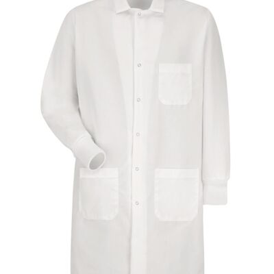 Red Kap Unisex Poplin Specialized Cuffed Lab Coat KP70 Unisex Poplin Specialized Cuffed Lab Coat Thumbnail