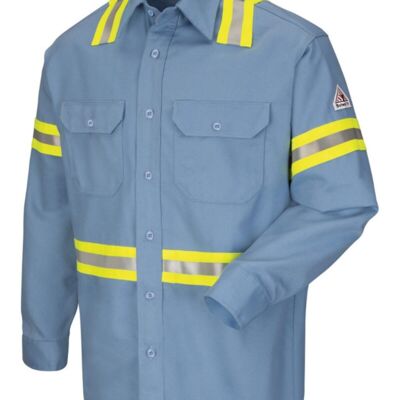 Bulwark Men's Tall Enhanced Visibility Uniform Shirt SLDTT Men's Tall Enhanced Visibility Uniform Shirt Thumbnail