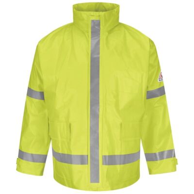 Bulwark Men's Hi-Visibility Flame-Resistant Rain Jacket JXN6 Men's Hi-Visibility Flame-Resistant Rain Jacket Thumbnail