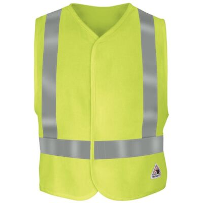 Bulwark Men's Men's Hi-Visibility Flame-Resistant Safety Vest VMV4HV Men's Men's Hi-Visibility Flame-Resistant Safety Vest Thumbnail