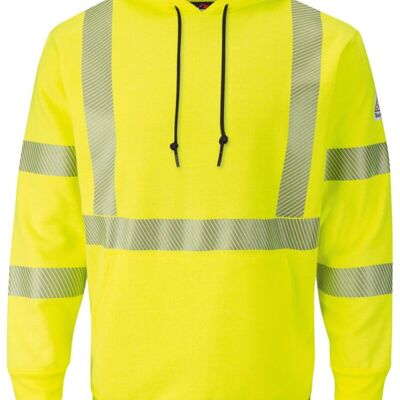 Bulwark Men's Tall Hi-Visibility Hooded Sweatshirt SMH4T Men's Tall Hi-Visibility Hooded Sweatshirt Thumbnail