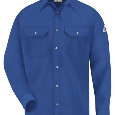 Bulwark Men's Snap-Front Uniform Shirt - Nomex® IIIA - 4.5 oz. SNS2 Men's Snap-Front Uniform Shirt - Nomex® IIIA - 4.5 oz. Thumbnail