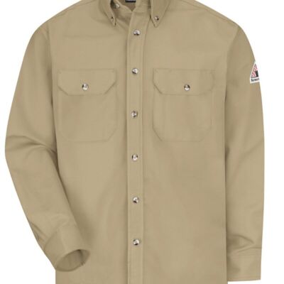 Bulwark Men's Tall Dress Uniform Shirt - Excel FR ComforTouch - 7 oz. SLU2T Men's Tall Dress Uniform Shirt - Excel FR ComforTouch - 7 oz. Thumbnail