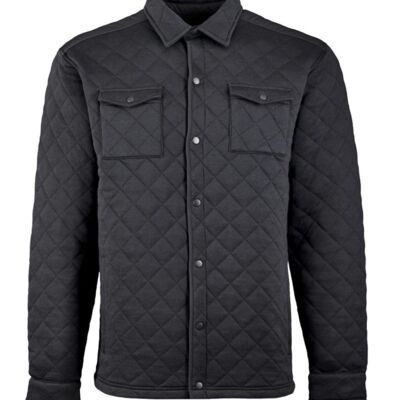J. America Quilted Jersey Shirt Jacket 8889 Quilted Jersey Shirt Jacket Thumbnail