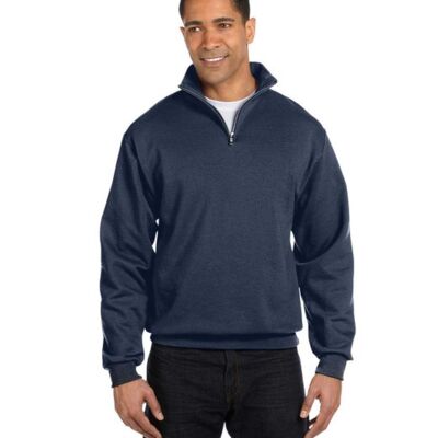Jerzees Adult NuBlend® Quarter-Zip Cadet Collar Sweatshirt 995M Adult NuBlend® Quarter-Zip Cadet Collar Sweatshirt Thumbnail
