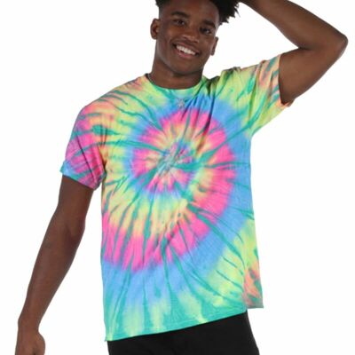 Dyenomite Neon Rush Tie-Dyed T-Shirt 200NR Neon Rush Tie-Dyed T-Shirt Thumbnail