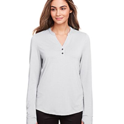 North End Ladies' JAQ Snap-Up Stretch Performance Pullover NE400W Ladies' JAQ Snap-Up Stretch Performance Pullover Thumbnail