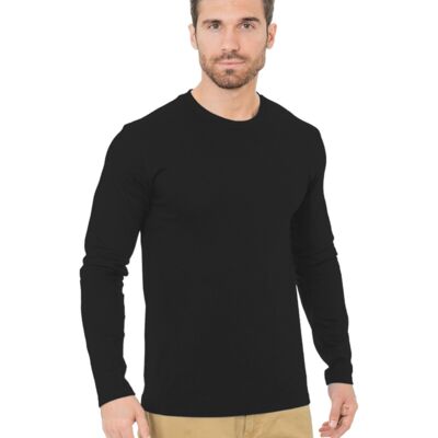 Bayside Unisex Fine Jersey Long-Sleeve Crew T-Shirt BA9550 Unisex Fine Jersey Long-Sleeve Crew T-Shirt Thumbnail