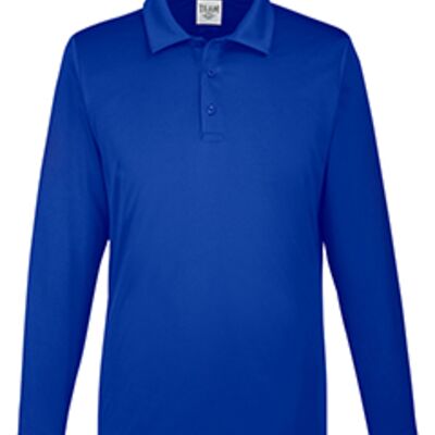 Team 365 Men's Zone Performance Long Sleeve Polo TT51L Men's Zone Performance Long Sleeve Polo Thumbnail