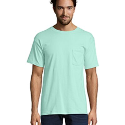 Hanes Adult Beefy-T® with Pocket 5190P Adult Beefy-T® with Pocket Thumbnail