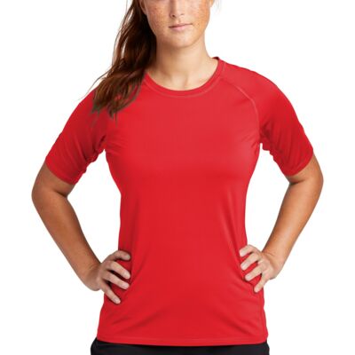 Sport Tek Women's Rashguard Tee LST470 Women's Rashguard Tee Thumbnail