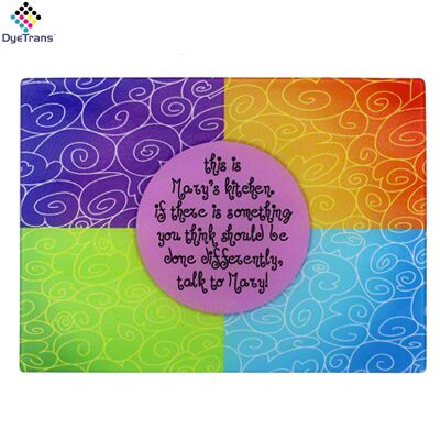 DyeTrans Large Rectangle Cutting Board GCB001 Large Rectangle Cutting Board Thumbnail