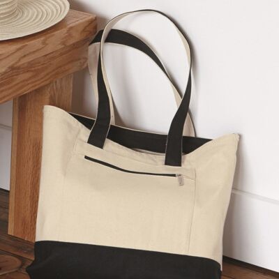 Q-Tees 19L Zippered Tote Q1300 19L Zippered Tote Thumbnail
