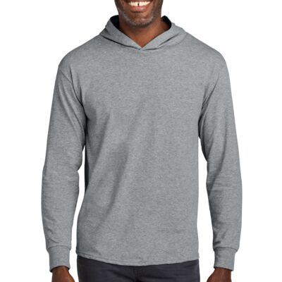 Jerzees Classics Unisex Cotton Long Sleeve Hooded T Shirt 363LH Classics Unisex Cotton Long Sleeve Hooded T Shirt Thumbnail