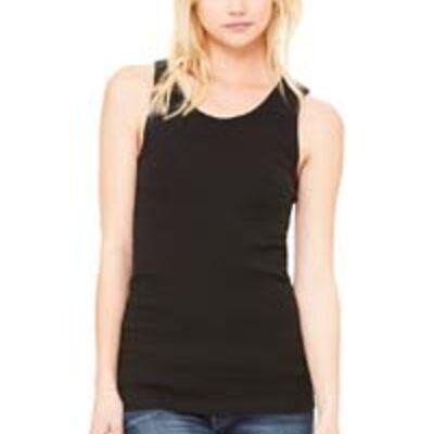 Bella + Canvas Ladies’  5.8 oz., 1x1 Baby Rib Widestrap Tank 1080 Ladies’  5.8 oz., 1x1 Baby Rib Widestrap Tank Thumbnail