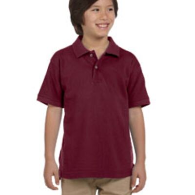 Harriton Youth 6 oz. Ringspun Cotton Piqué Short-Sleeve Polo T-Shirt M200Y Youth 6 oz. Ringspun Cotton Piqué Short-Sleeve Polo T-Shirt Thumbnail