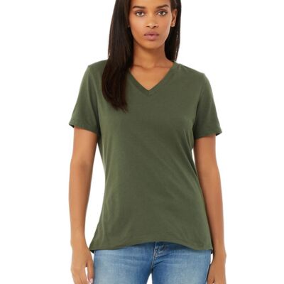 Bella + Canvas Missy's Relaxed Jersey Short-Sleeve V-Neck T-Shirt 6405 Missy's Relaxed Jersey Short-Sleeve V-Neck T-Shirt Thumbnail