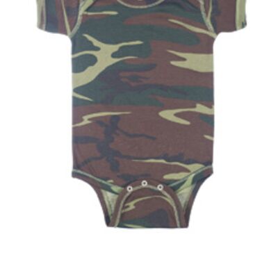 Code Five Infant Baby Rib Camouflage Lap Shoulder Creeper 4403 Infant Baby Rib Camouflage Lap Shoulder Creeper Thumbnail