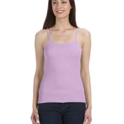 Bella + Canvas Ladies' Stretch Rib Spaghetti Strap Tank 1011 Ladies' Stretch Rib Spaghetti Strap Tank Thumbnail