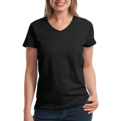 Hanes LAT Ladies V Neck T-Shirt L-3587 LAT Ladies V Neck T-Shirt Thumbnail