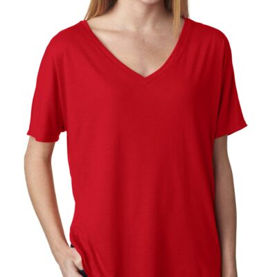 Bella + Canvas BELLA+CANVAS Ladies' Slouchy V-Neck T-Shirt 8815 BELLA+CANVAS Ladies' Slouchy V-Neck T-Shirt Thumbnail