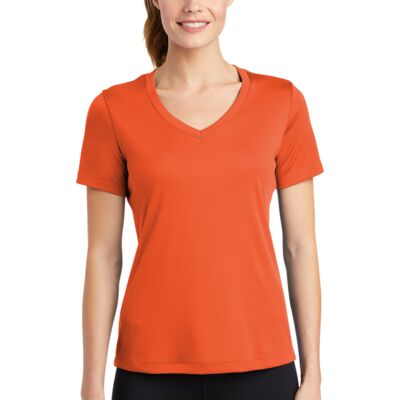 Sport Tek Ladies PosiCharge ® Competitor™ V Neck Tee LST353 Ladies PosiCharge ® Competitor™ V Neck Tee Thumbnail