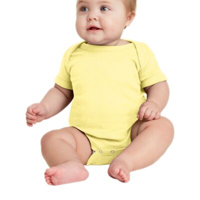 Rabbit Skins ™ Infant Short Sleeve Baby Rib Bodysuit RS4400 ™ Infant Short Sleeve Baby Rib Bodysuit Thumbnail
