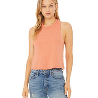 Bella + Canvas Ladies' Racerback Cropped Tank 6682 Ladies' Racerback Cropped Tank Thumbnail