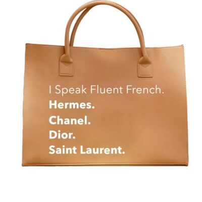 The Make Her Power Moves Tote - French Camel The Make Her Power Moves Tote - French Camel Thumbnail