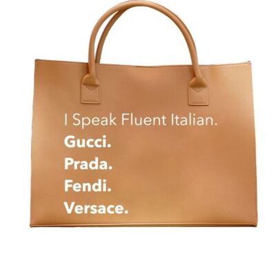 The Make Her Power Moves Tote - Italian Camel  The Make Her Power Moves Tote - Italian Camel Thumbnail